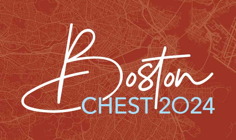 Logo for CHEST 2024 conference in Boston