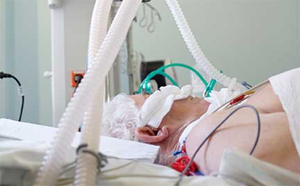 a patient in the icu