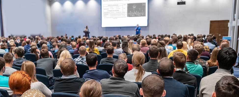 CHEST Annual Meeting attendees listening to a presentation