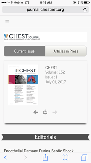 Mobile Websites and Apps | Mobile Offerings - American College of Chest