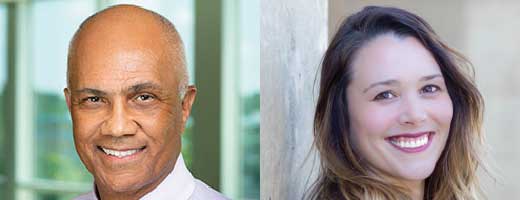 Headshots of Drs. Stephanie Christenson and Ron Balkissoon