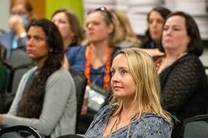 Attendees during a lecture